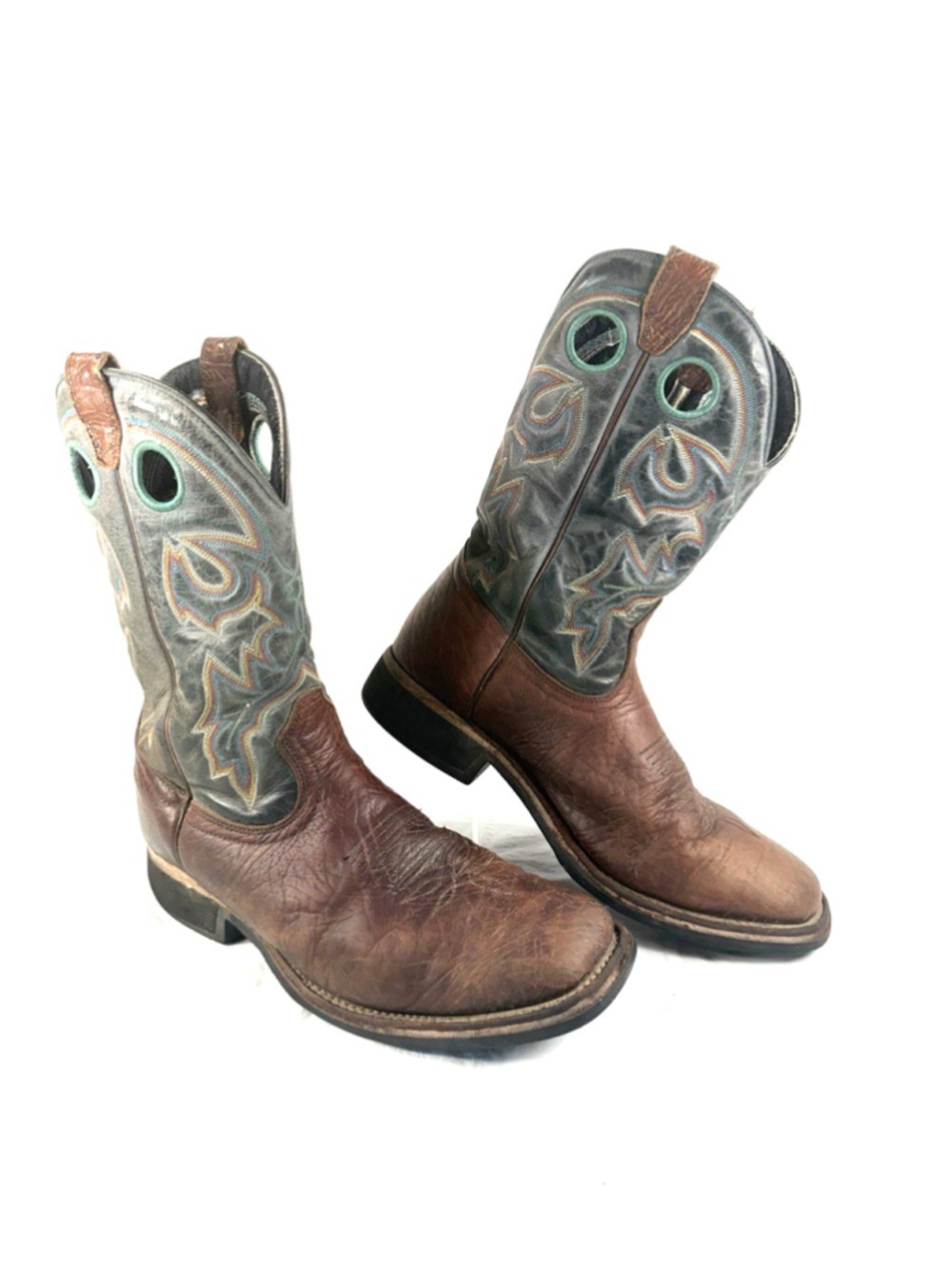 Boulet Bomber Mesquite Round Toe Boot BULLHIDE BUCKAROO size 10 D